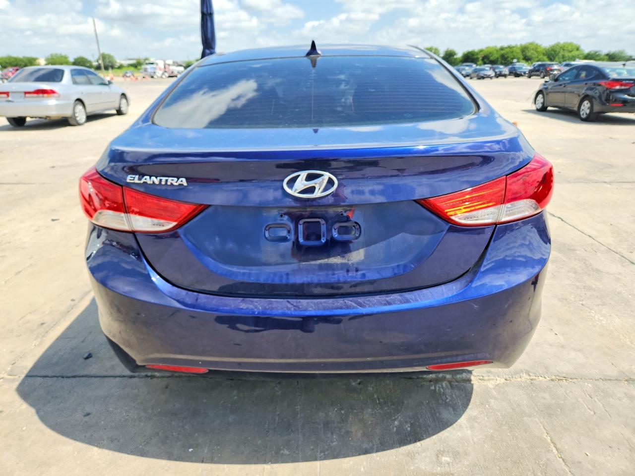 2013 Hyundai Elantra Gls Blue vin: 5NPDH4AE2DH426633