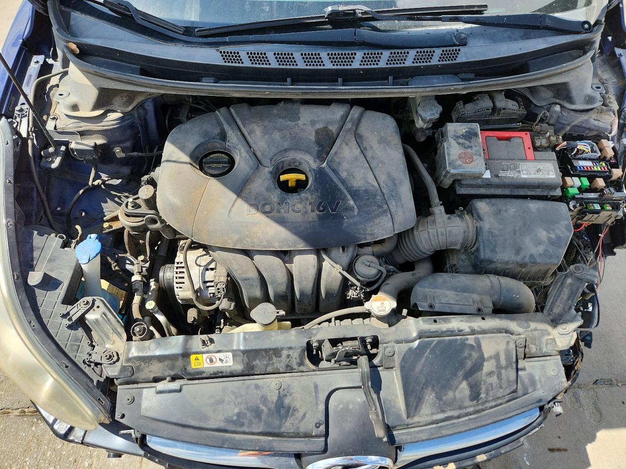 2013 Hyundai Elantra Gls Blue vin: 5NPDH4AE2DH426633