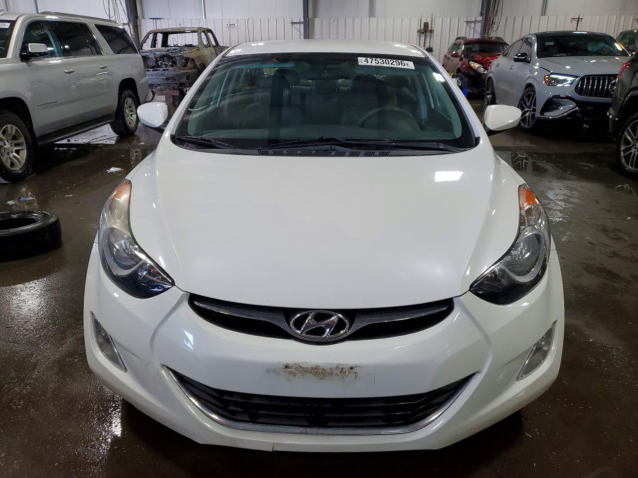 2013 Hyundai Elantra Gls Белый vin: 5NPDH4AE2DH429595