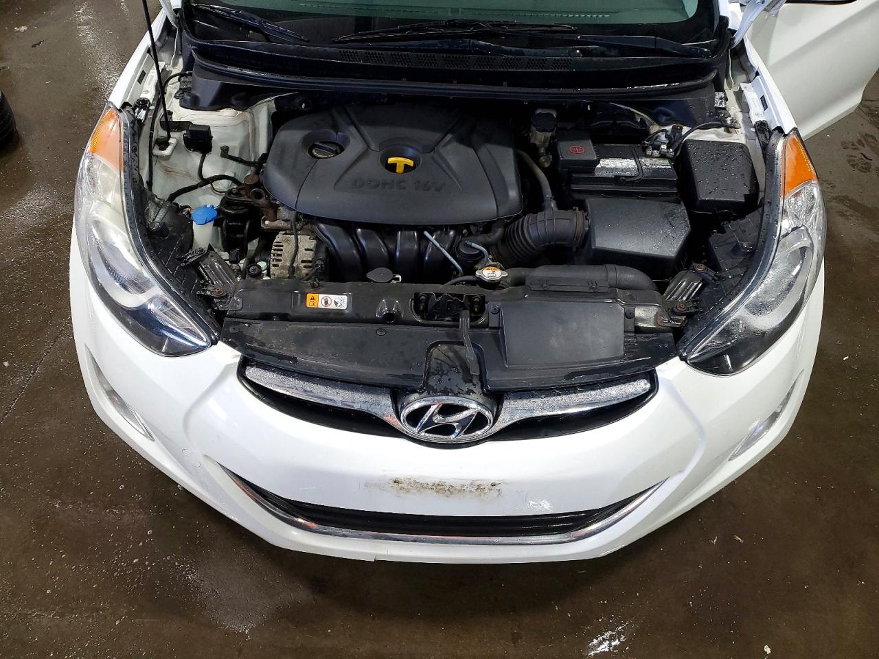 2013 Hyundai Elantra Gls Белый vin: 5NPDH4AE2DH429595