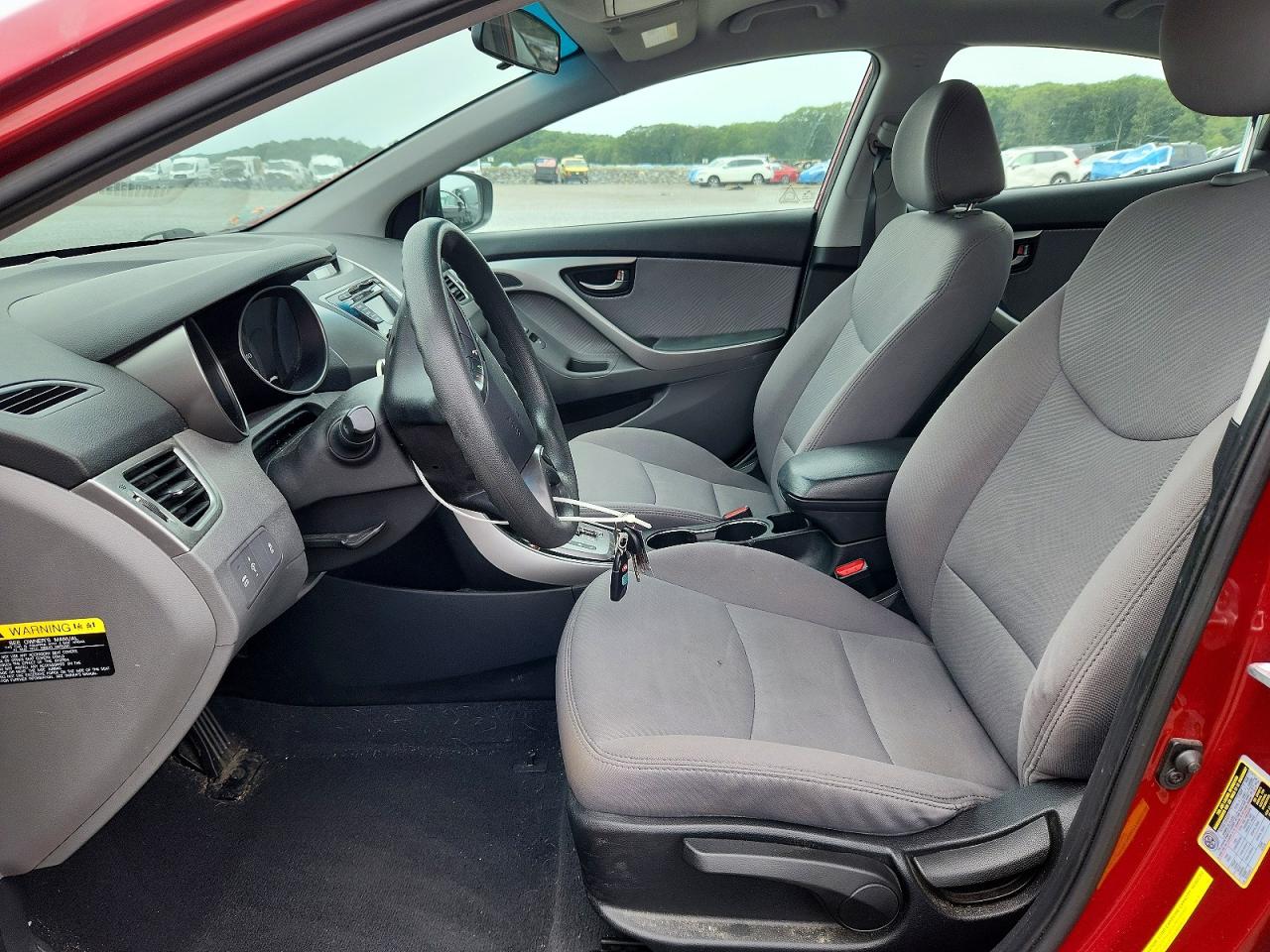 2013 Hyundai Elantra Gls Red vin: 5NPDH4AE2DH431797