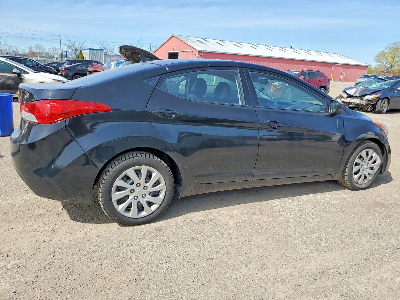 2013 Hyundai Elantra Gls Черный vin: 5NPDH4AE2DH435431
