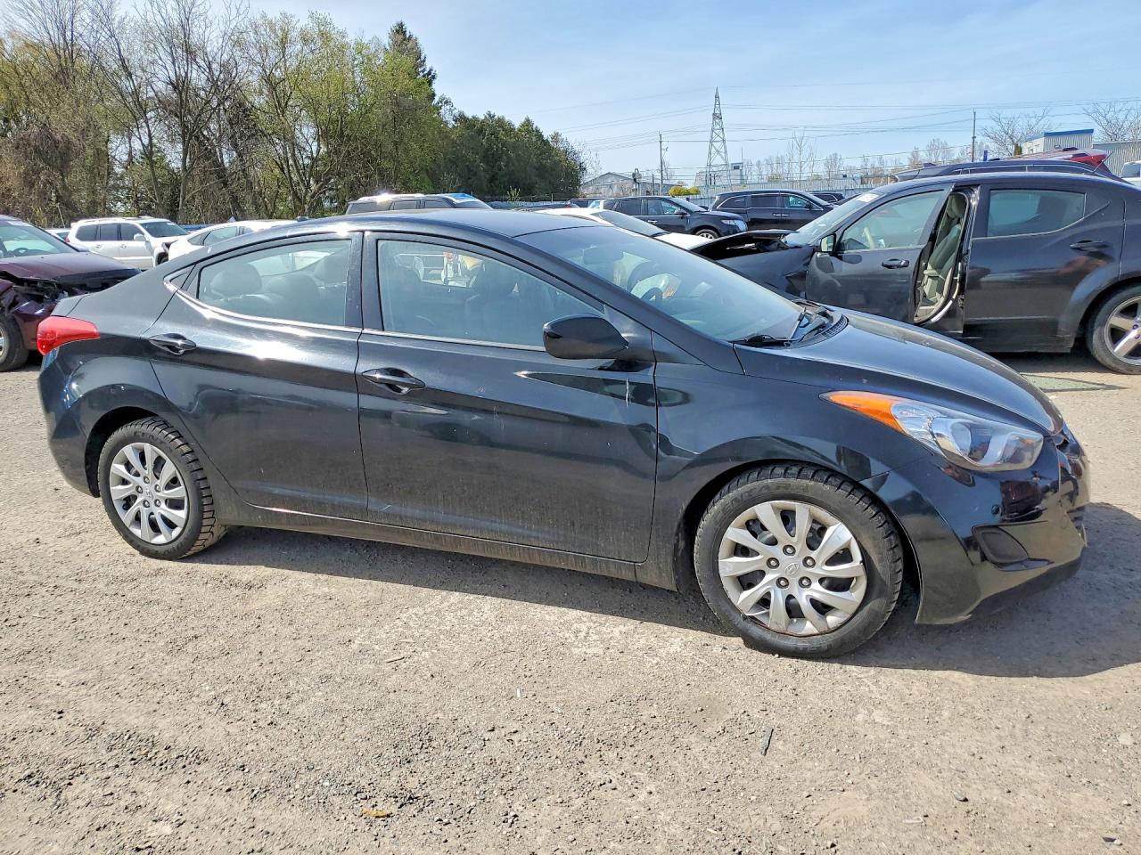 2013 Hyundai Elantra Gls Черный vin: 5NPDH4AE2DH435431