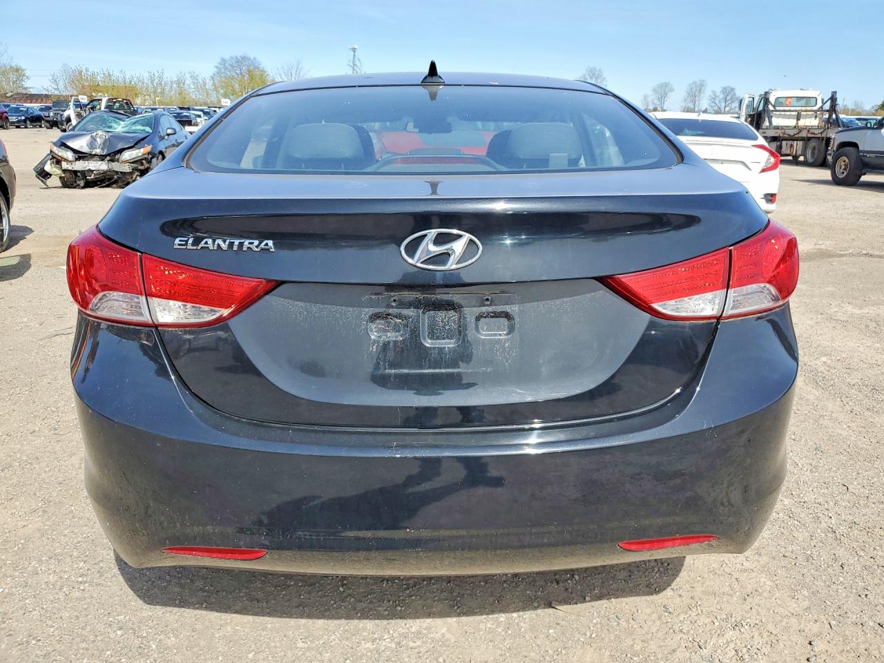 2013 Hyundai Elantra Gls Черный vin: 5NPDH4AE2DH435431
