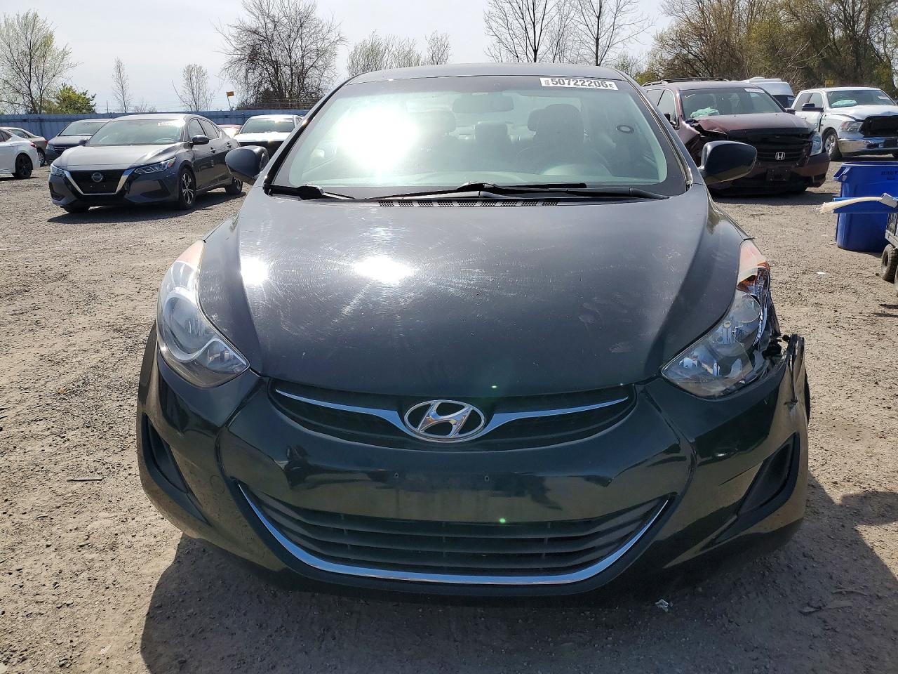2013 Hyundai Elantra Gls Черный vin: 5NPDH4AE2DH435431