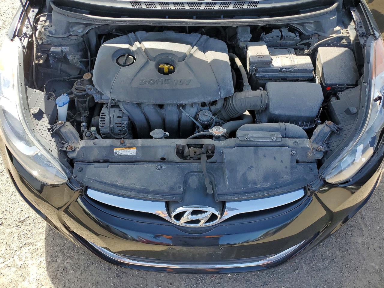 2013 Hyundai Elantra Gls Черный vin: 5NPDH4AE2DH435431