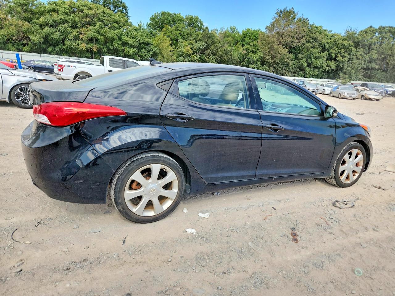 2013 Hyundai Elantra Limited Серый vin: 5NPDH4AE2DH438653