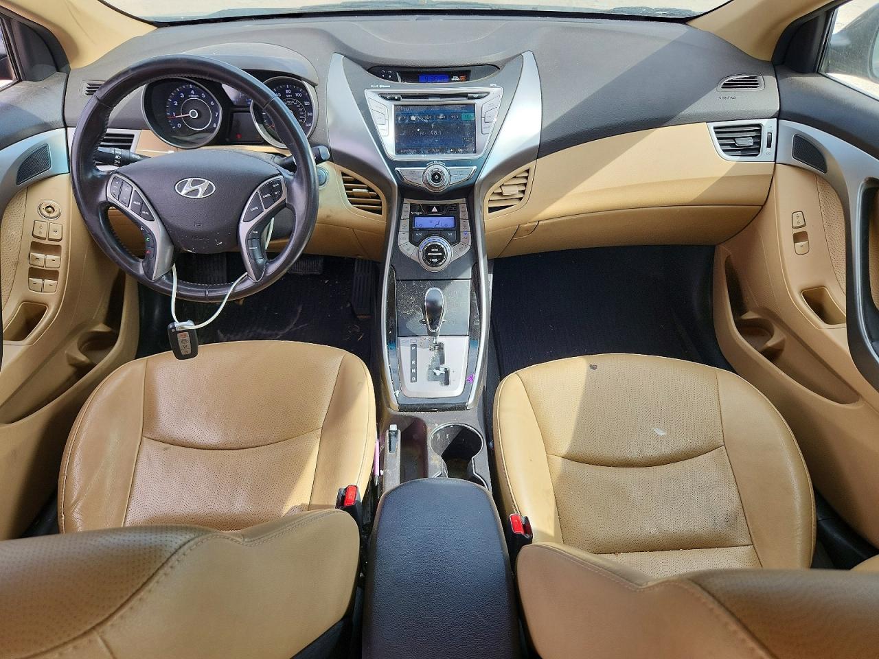 2013 Hyundai Elantra Limited Серый vin: 5NPDH4AE2DH438653