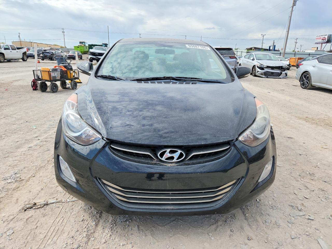2013 Hyundai Elantra Limited Серый vin: 5NPDH4AE2DH438653