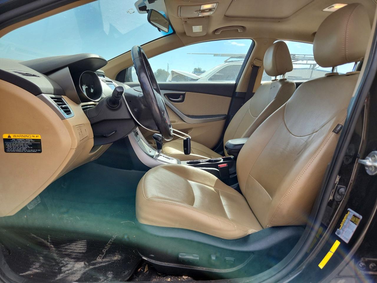 2013 Hyundai Elantra Limited Серый vin: 5NPDH4AE2DH438653
