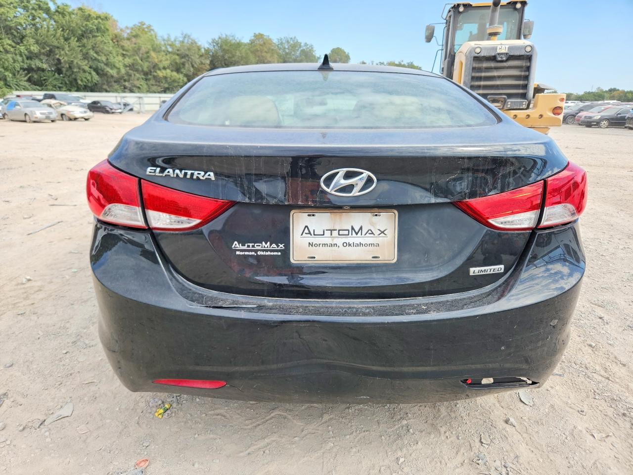 2013 Hyundai Elantra Limited Серый vin: 5NPDH4AE2DH438653
