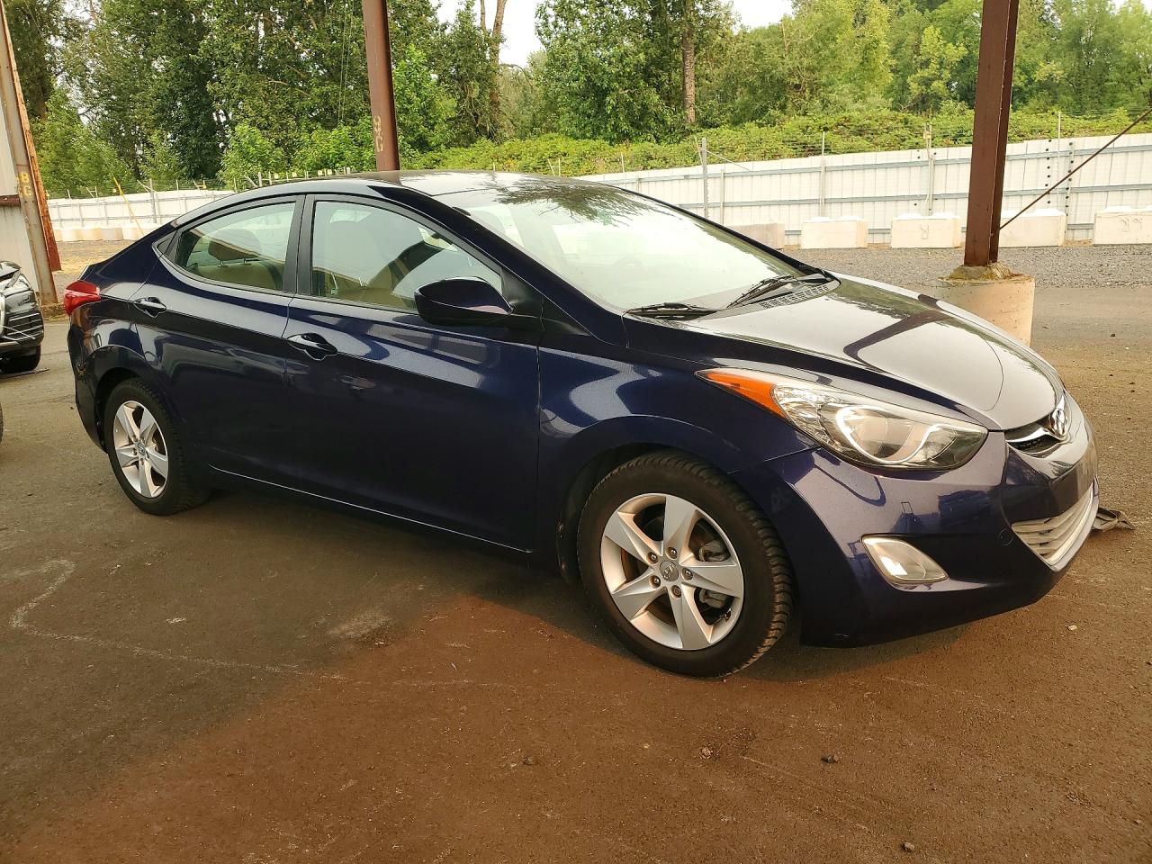 2013 Hyundai Elantra Gls Синий vin: 5NPDH4AE2DH440709