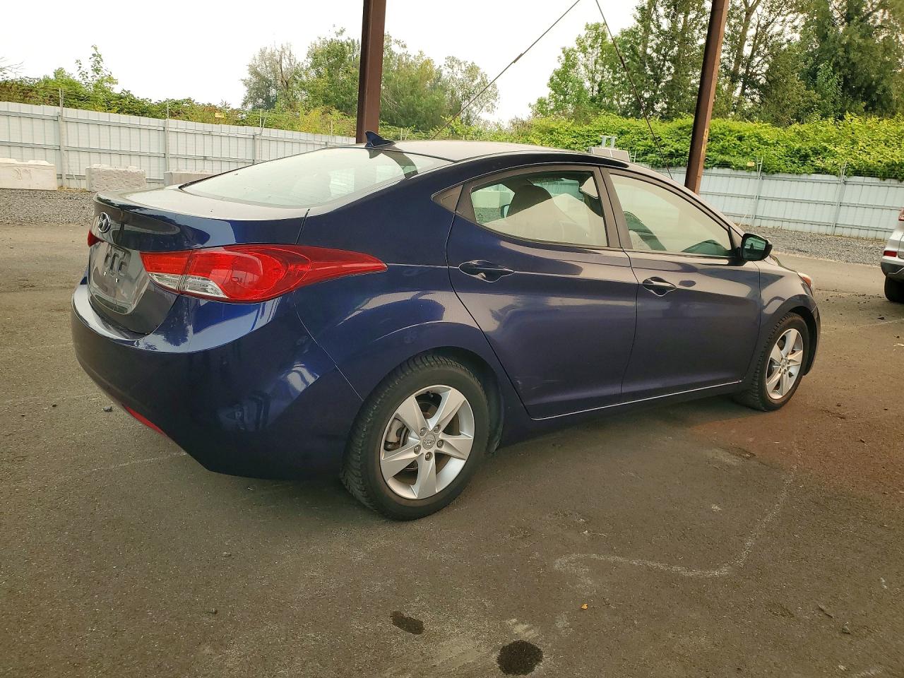 2013 Hyundai Elantra Gls Синий vin: 5NPDH4AE2DH440709