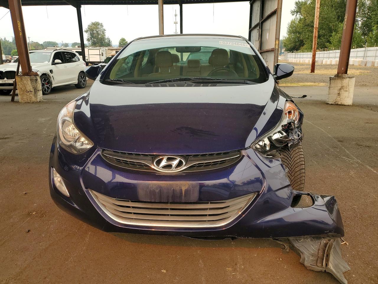 2013 Hyundai Elantra Gls Синий vin: 5NPDH4AE2DH440709