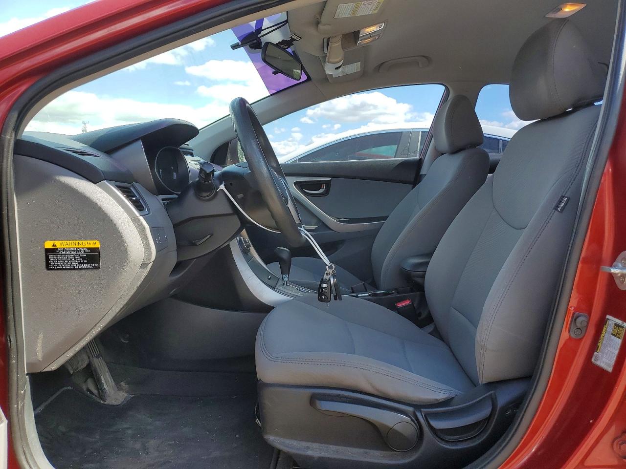 2013 Hyundai Elantra Gls Красный vin: 5NPDH4AE2DH440970