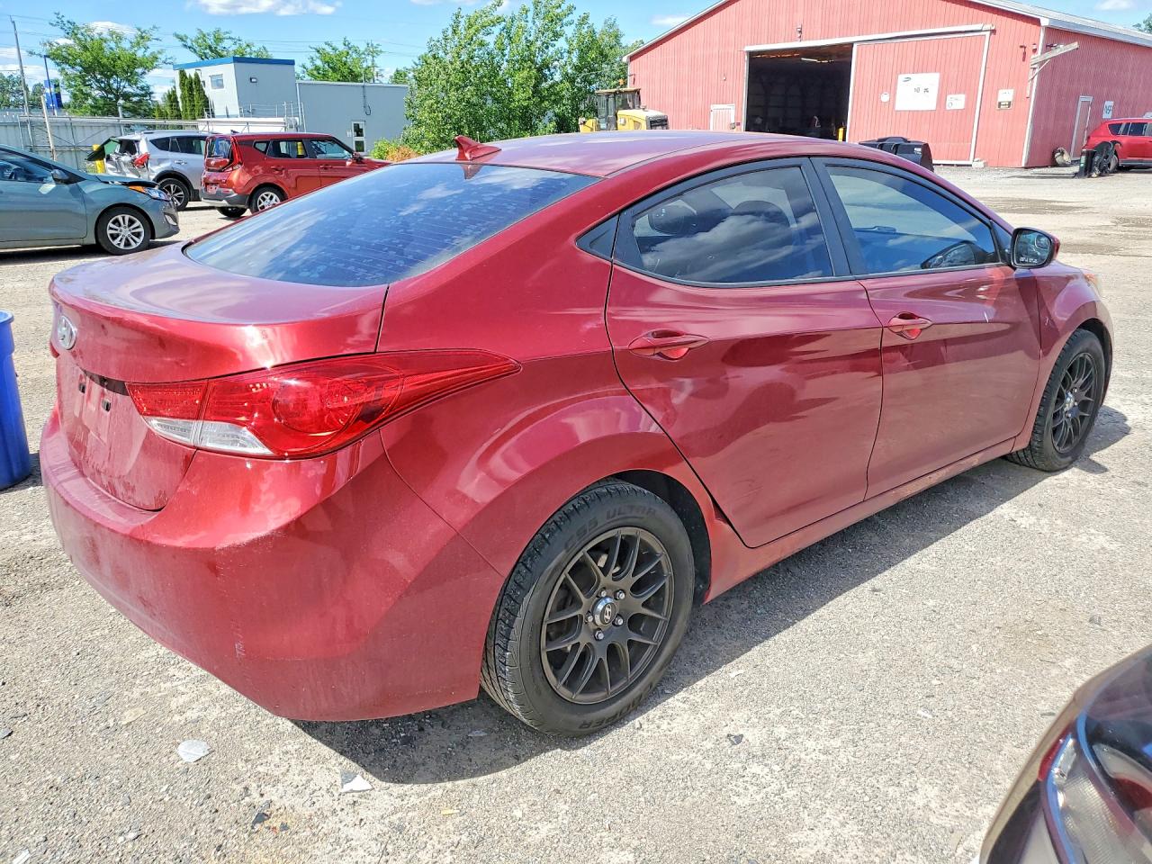2013 Hyundai Elantra Gls Красный vin: 5NPDH4AE2DH440970