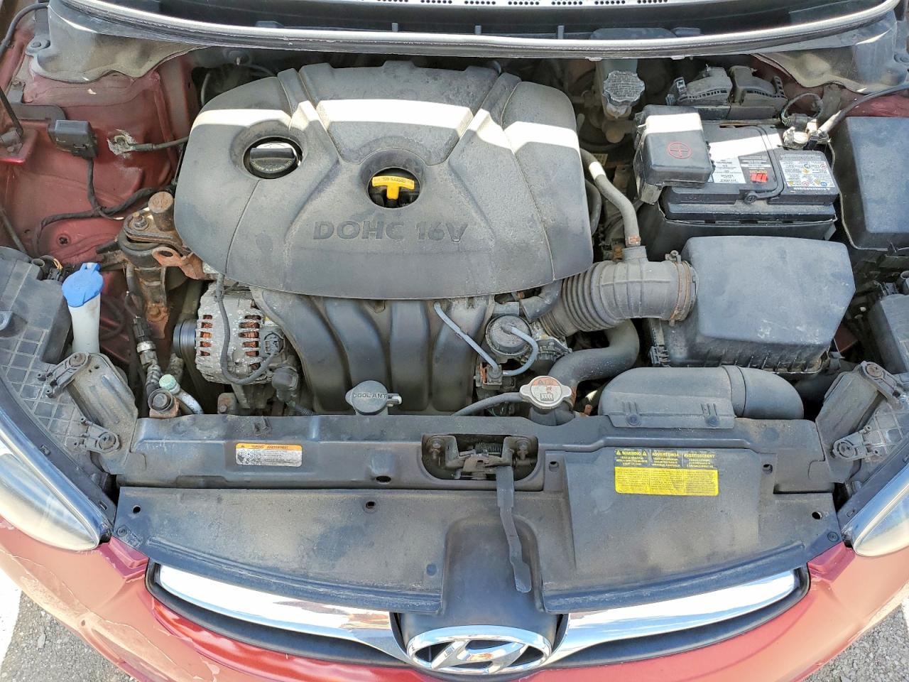 2013 Hyundai Elantra Gls Красный vin: 5NPDH4AE2DH440970