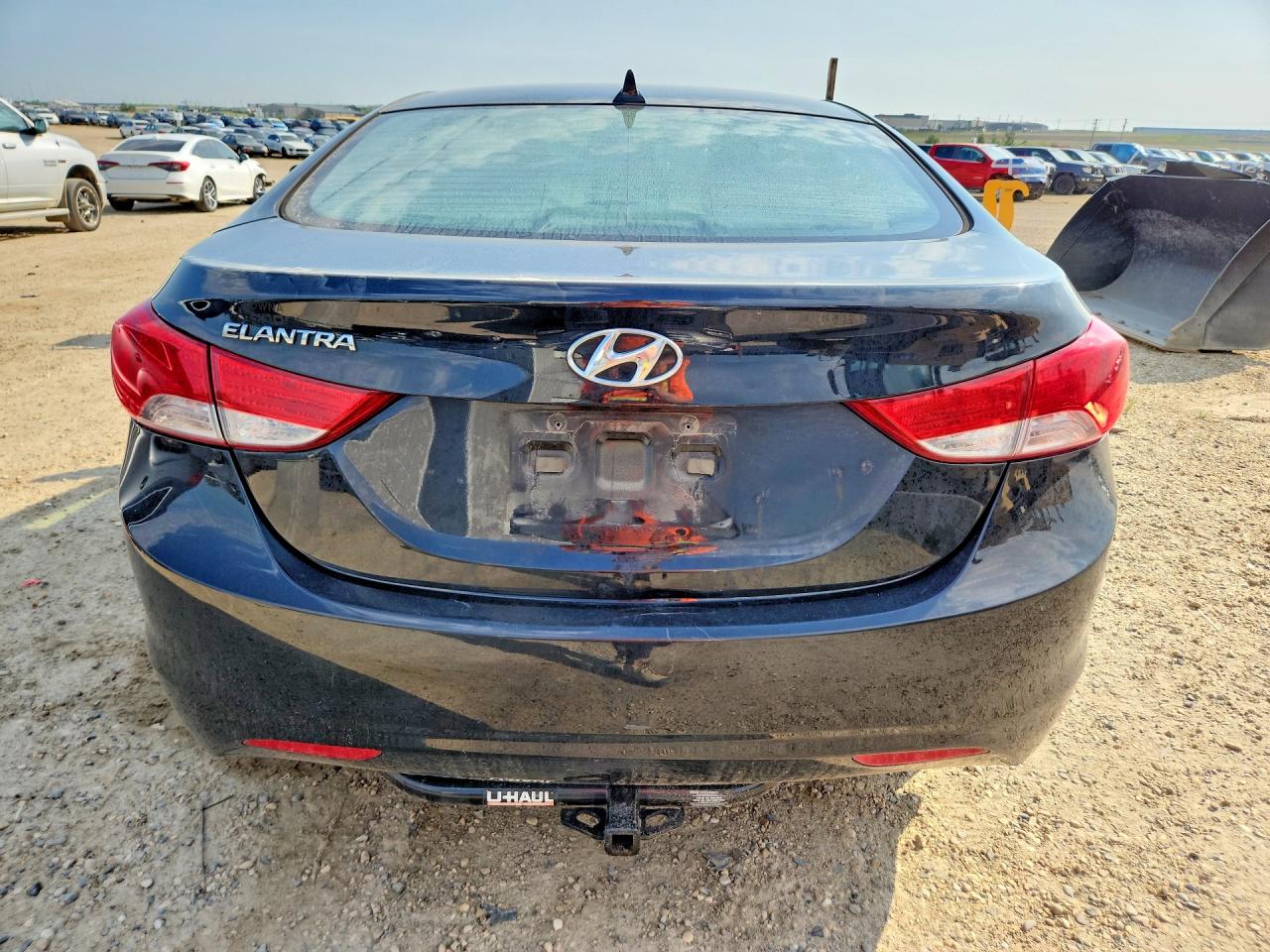 2013 Hyundai Elantra Gls Black vin: 5NPDH4AE2DH443951