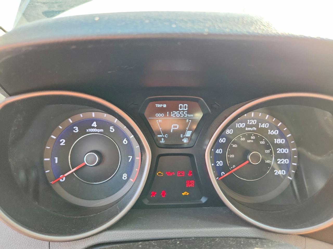 2013 Hyundai Elantra Gls Black vin: 5NPDH4AE2DH443951