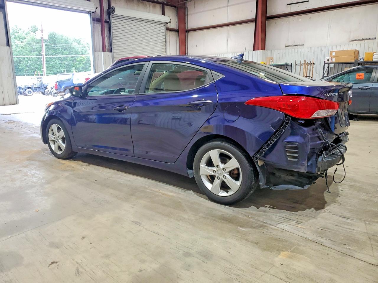 2013 Hyundai Elantra Gls Синий vin: 5NPDH4AE2DH449166