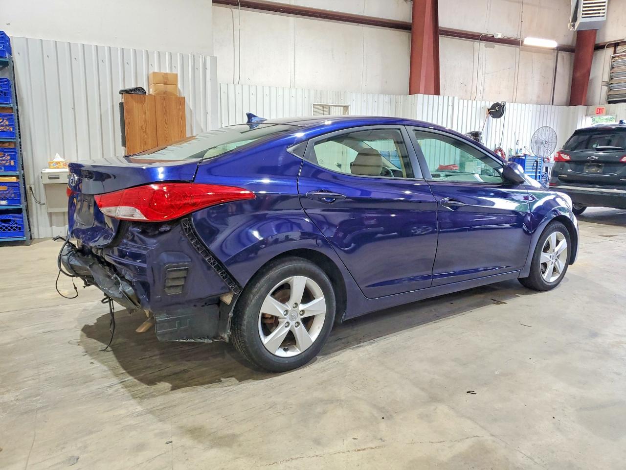 2013 Hyundai Elantra Gls Синий vin: 5NPDH4AE2DH449166