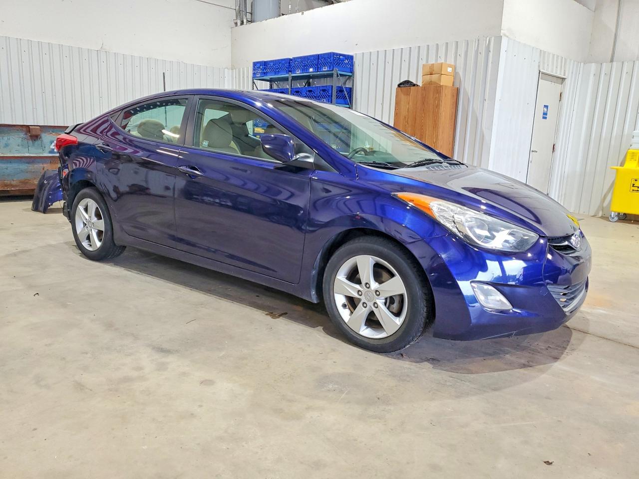 2013 Hyundai Elantra Gls Синий vin: 5NPDH4AE2DH449166
