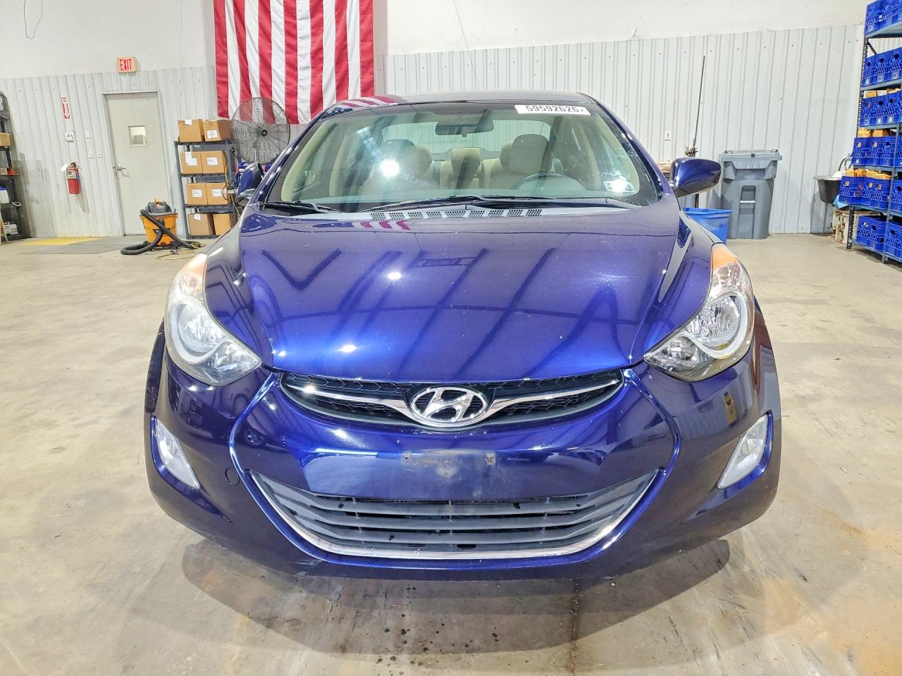 2013 Hyundai Elantra Gls Синий vin: 5NPDH4AE2DH449166