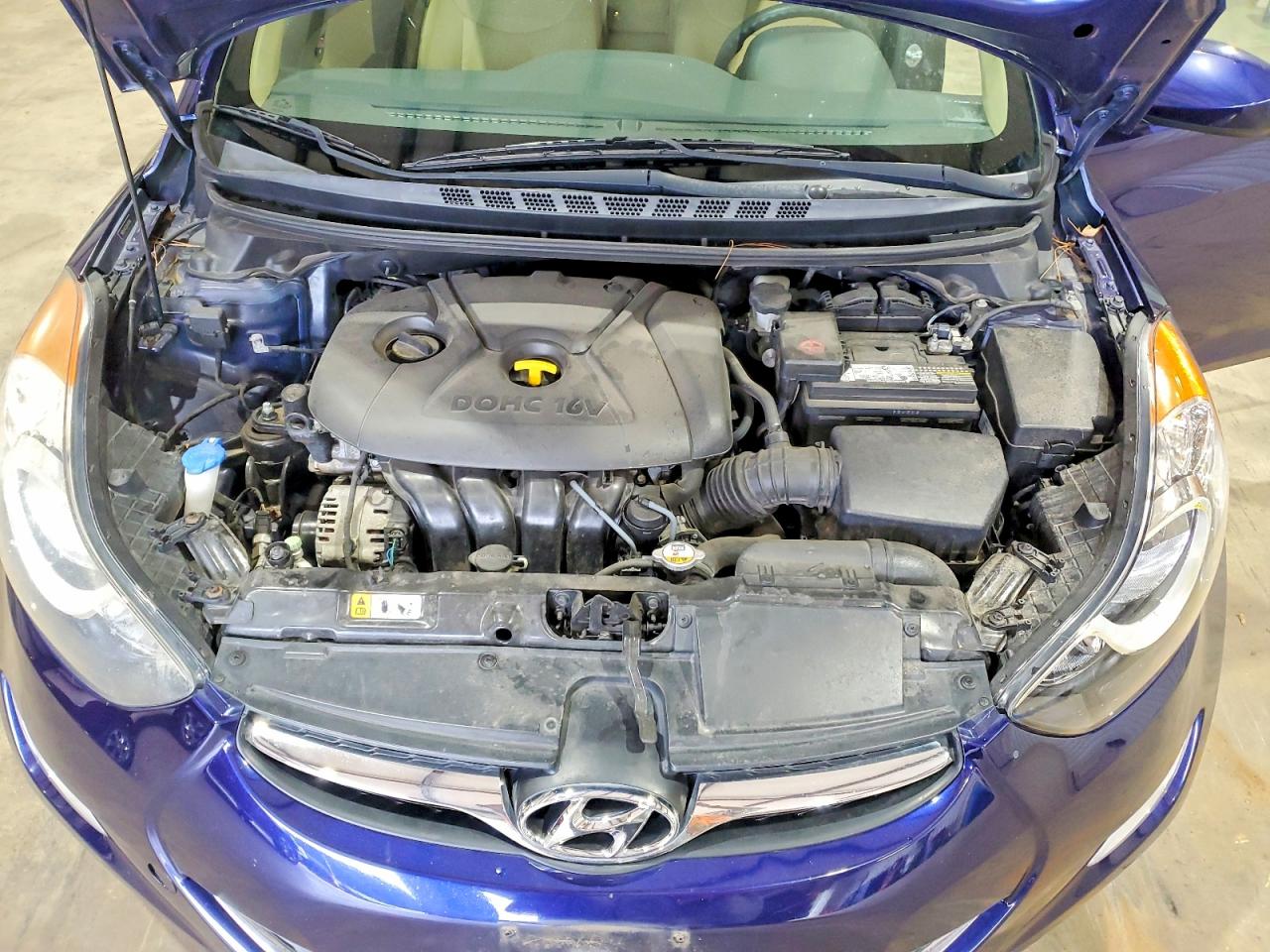2013 Hyundai Elantra Gls Синий vin: 5NPDH4AE2DH449166