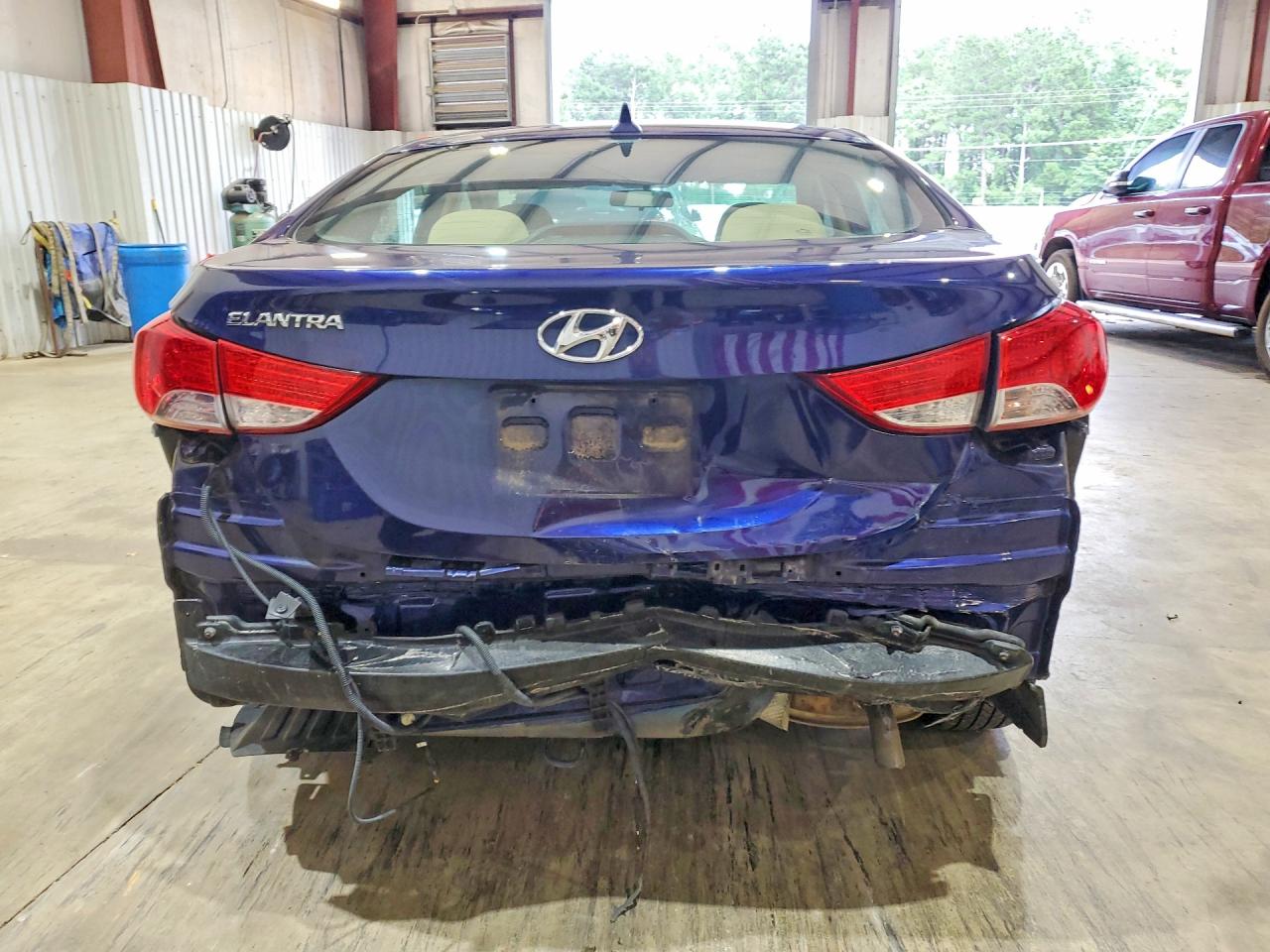 2013 Hyundai Elantra Gls Синий vin: 5NPDH4AE2DH449166