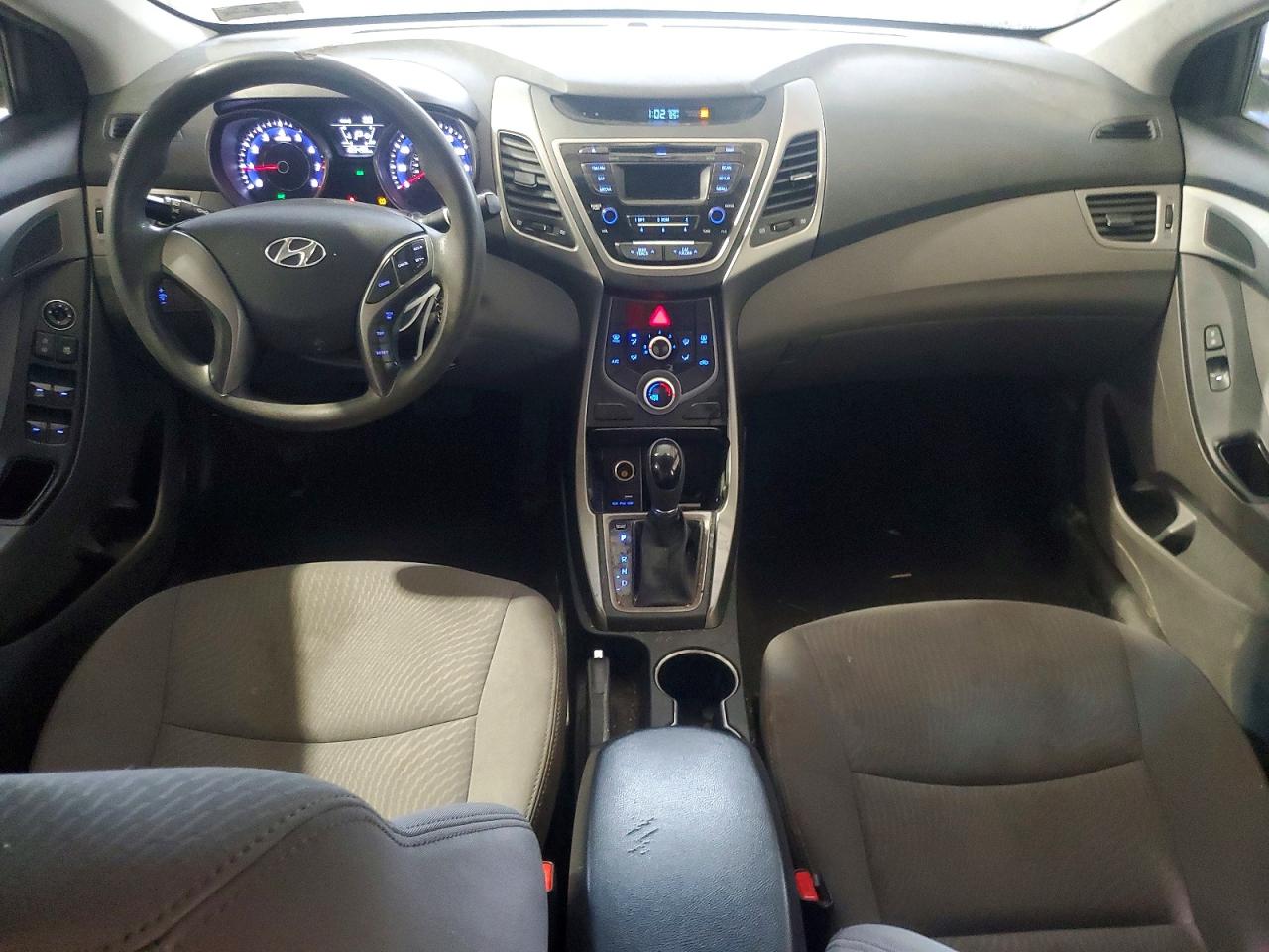 2014 Hyundai Elantra Se Gray vin: 5NPDH4AE2EH461240