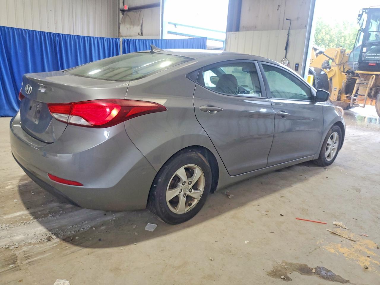 2014 Hyundai Elantra Se Gray vin: 5NPDH4AE2EH461240