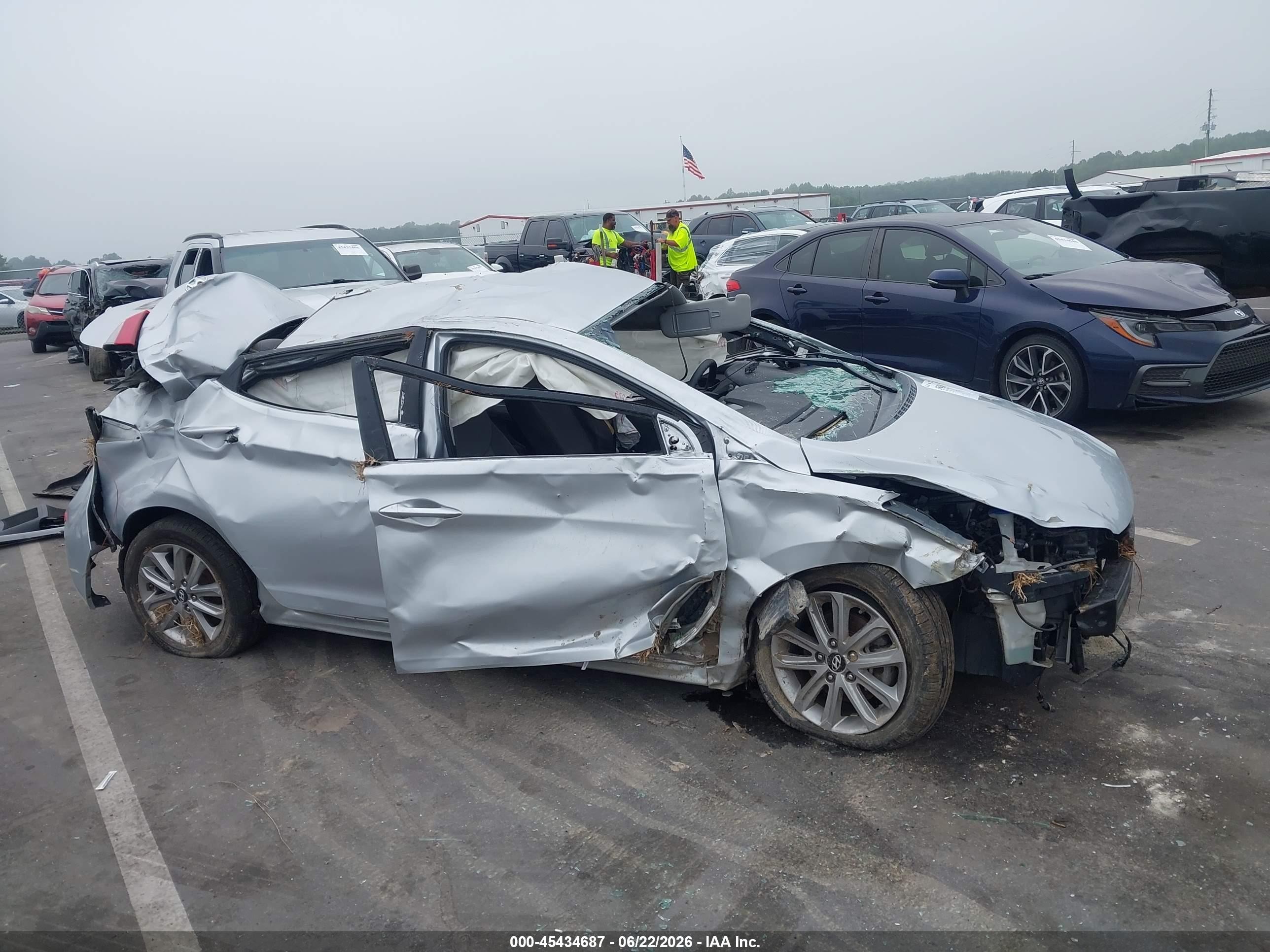 2014 Hyundai Elantra Se Silver vin: 5NPDH4AE2EH470813