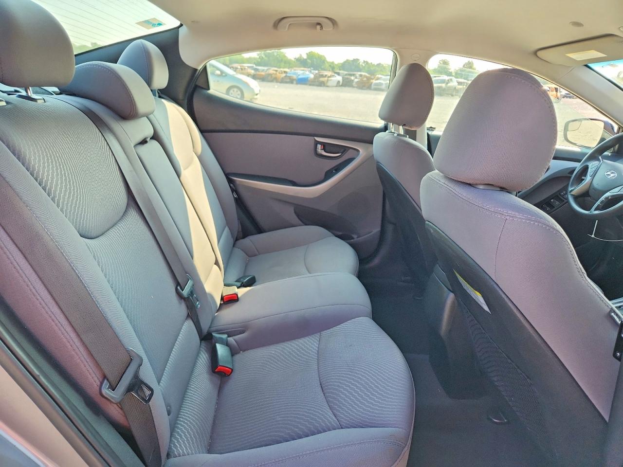 2014 Hyundai Elantra Se Gray vin: 5NPDH4AE2EH478541