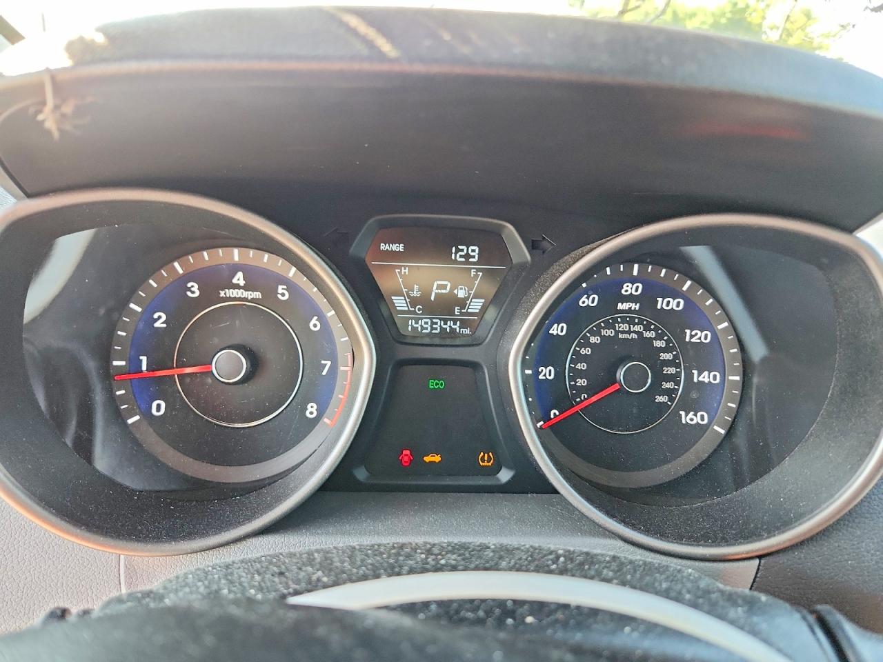 2014 Hyundai Elantra Se Gray vin: 5NPDH4AE2EH478541