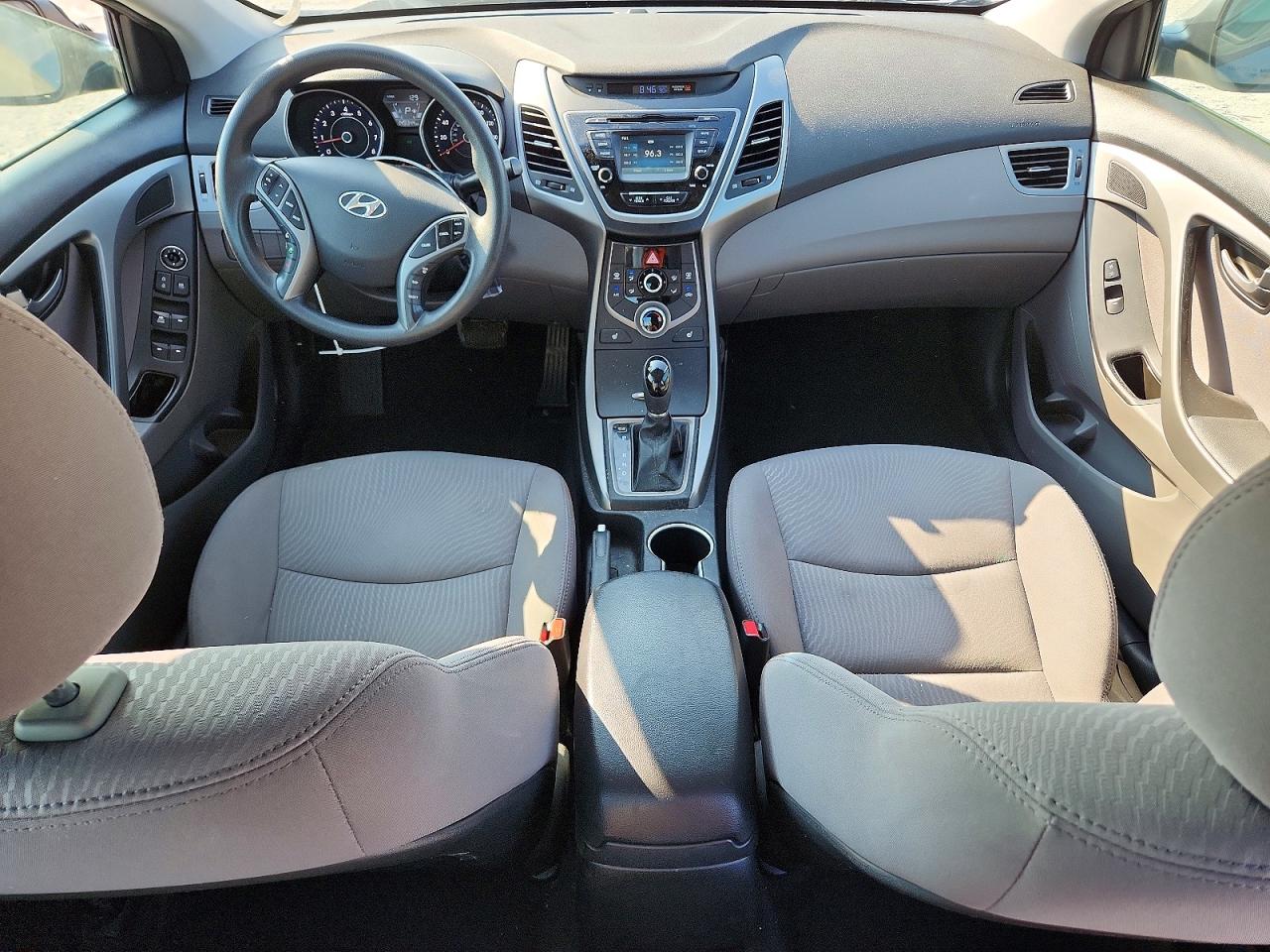2014 Hyundai Elantra Se Gray vin: 5NPDH4AE2EH478541