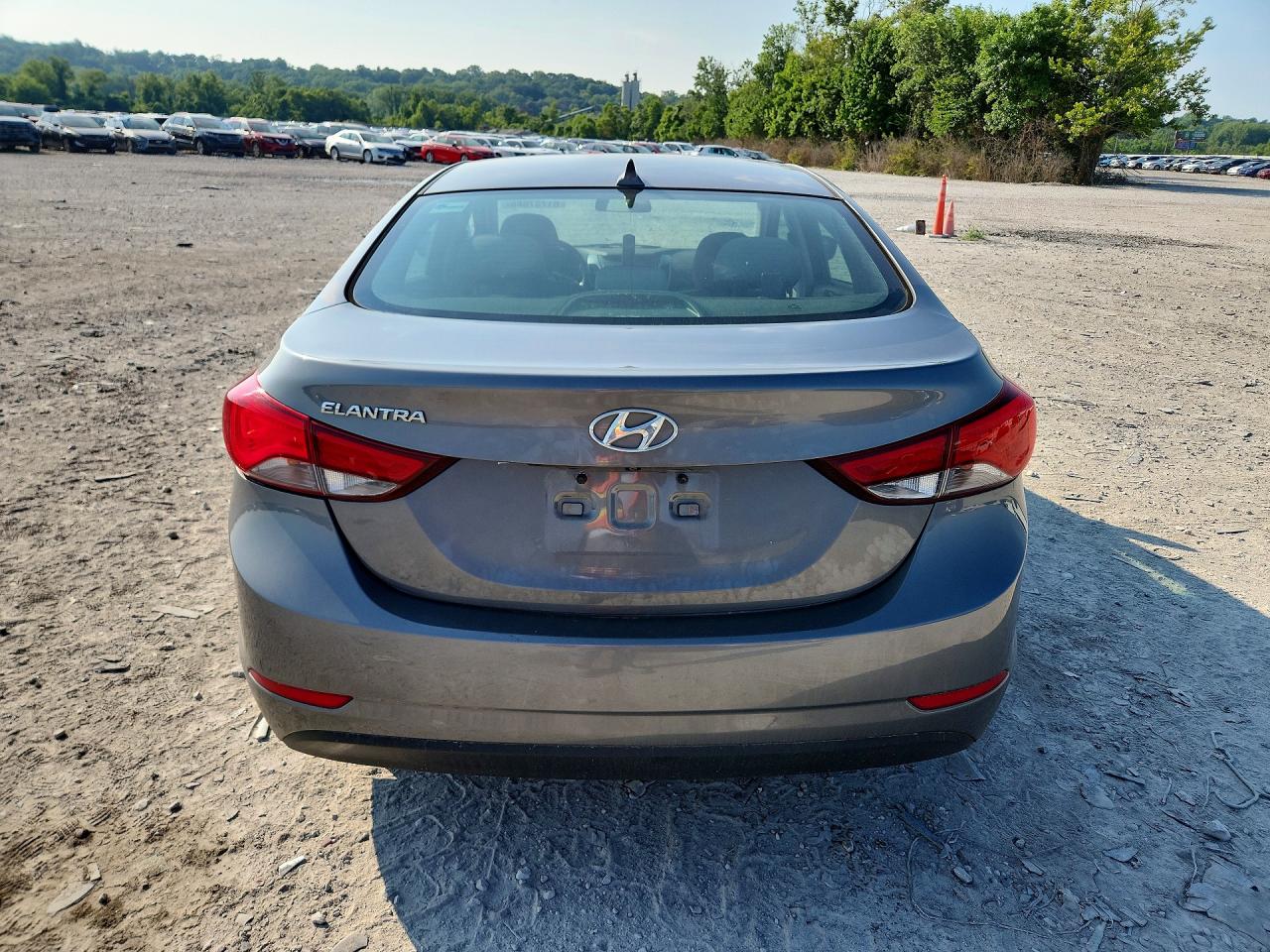 2014 Hyundai Elantra Se Gray vin: 5NPDH4AE2EH478541
