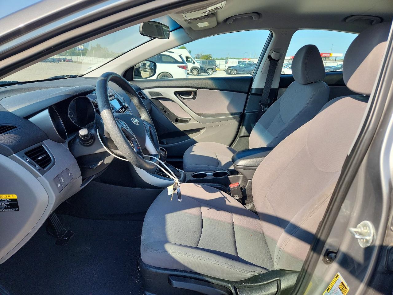 2014 Hyundai Elantra Se Gray vin: 5NPDH4AE2EH478541