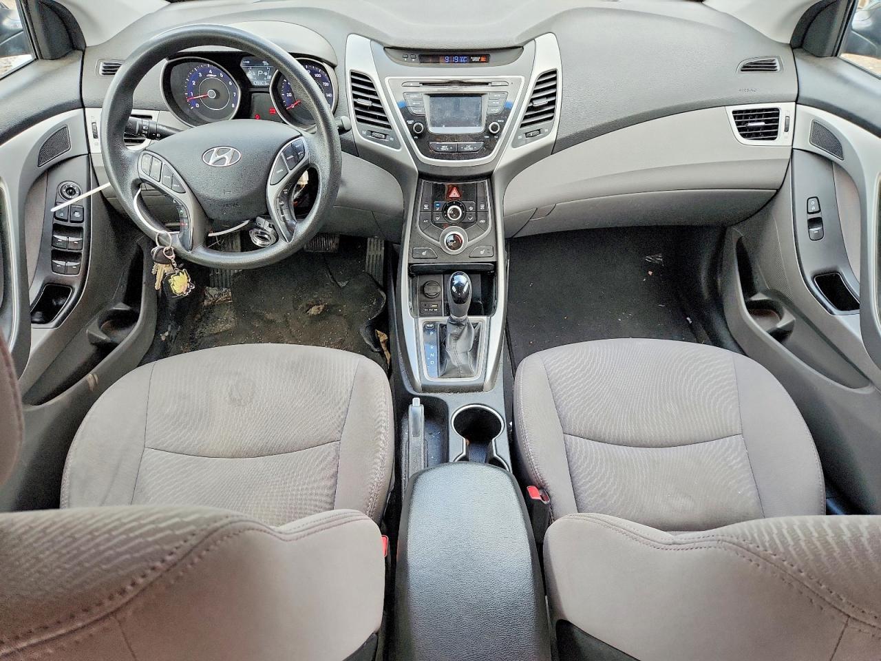 2014 Hyundai Elantra Se Black vin: 5NPDH4AE2EH481486