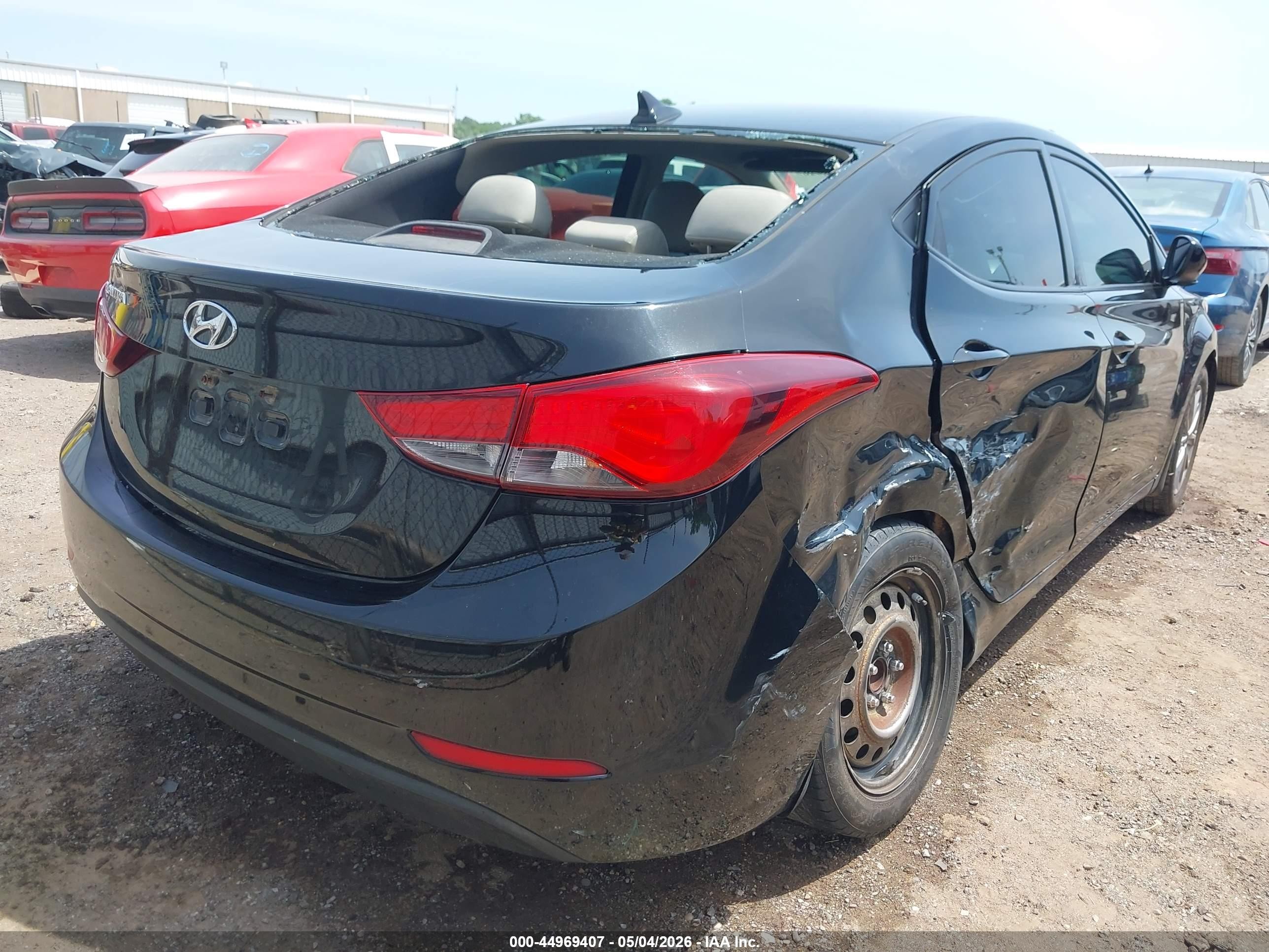 2014 Hyundai Elantra Se Черный vin: 5NPDH4AE2EH487269