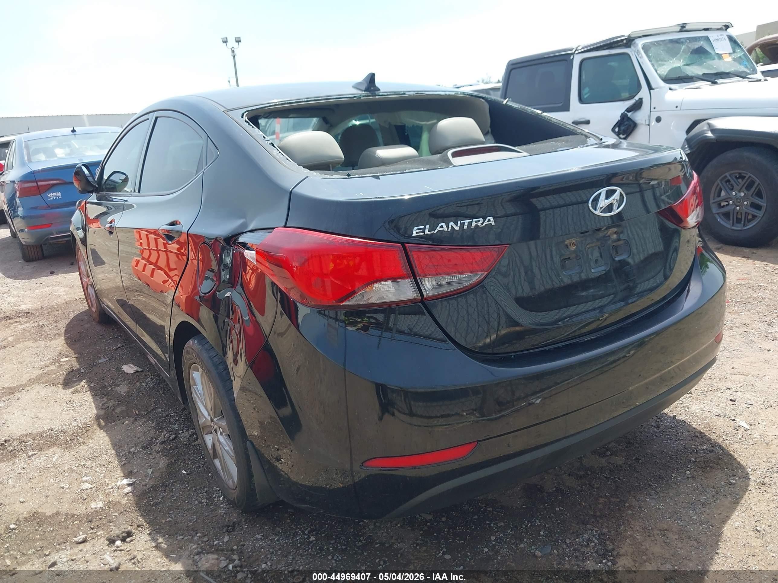 2014 Hyundai Elantra Se Черный vin: 5NPDH4AE2EH487269