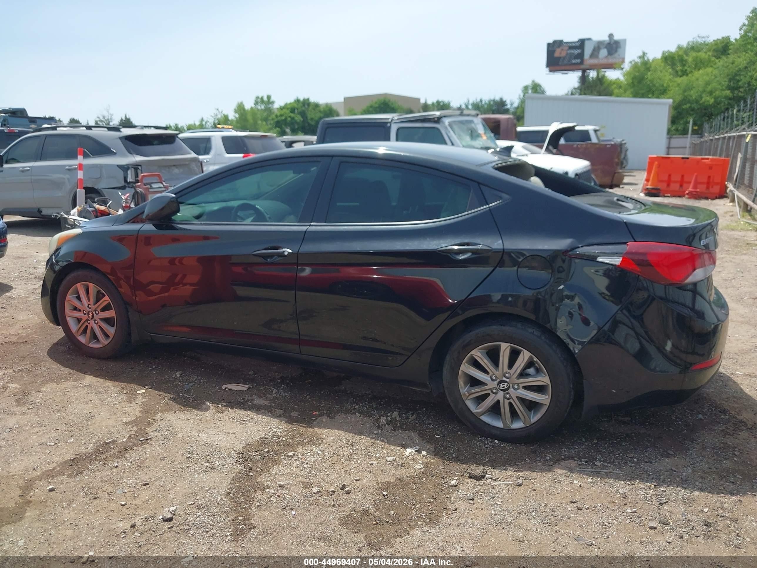 2014 Hyundai Elantra Se Черный vin: 5NPDH4AE2EH487269