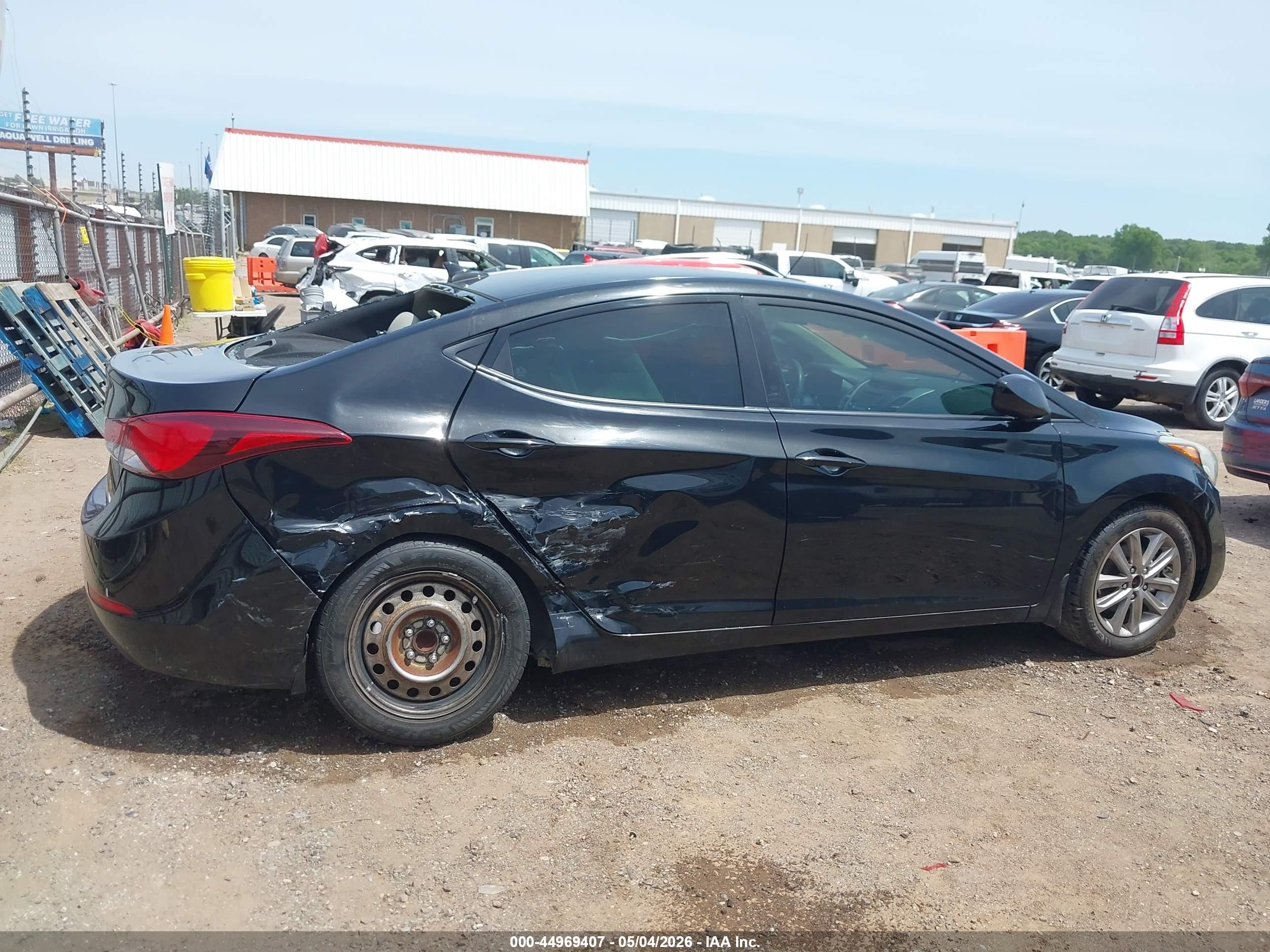 2014 Hyundai Elantra Se Черный vin: 5NPDH4AE2EH487269