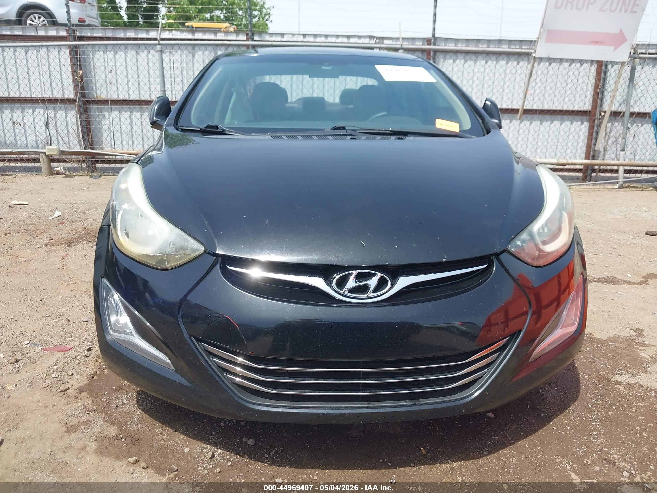 2014 Hyundai Elantra Se Черный vin: 5NPDH4AE2EH487269