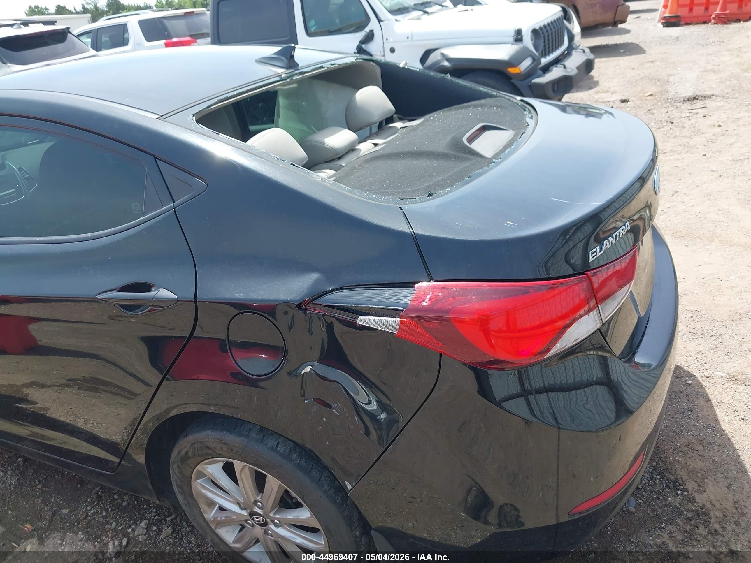 2014 Hyundai Elantra Se Черный vin: 5NPDH4AE2EH487269