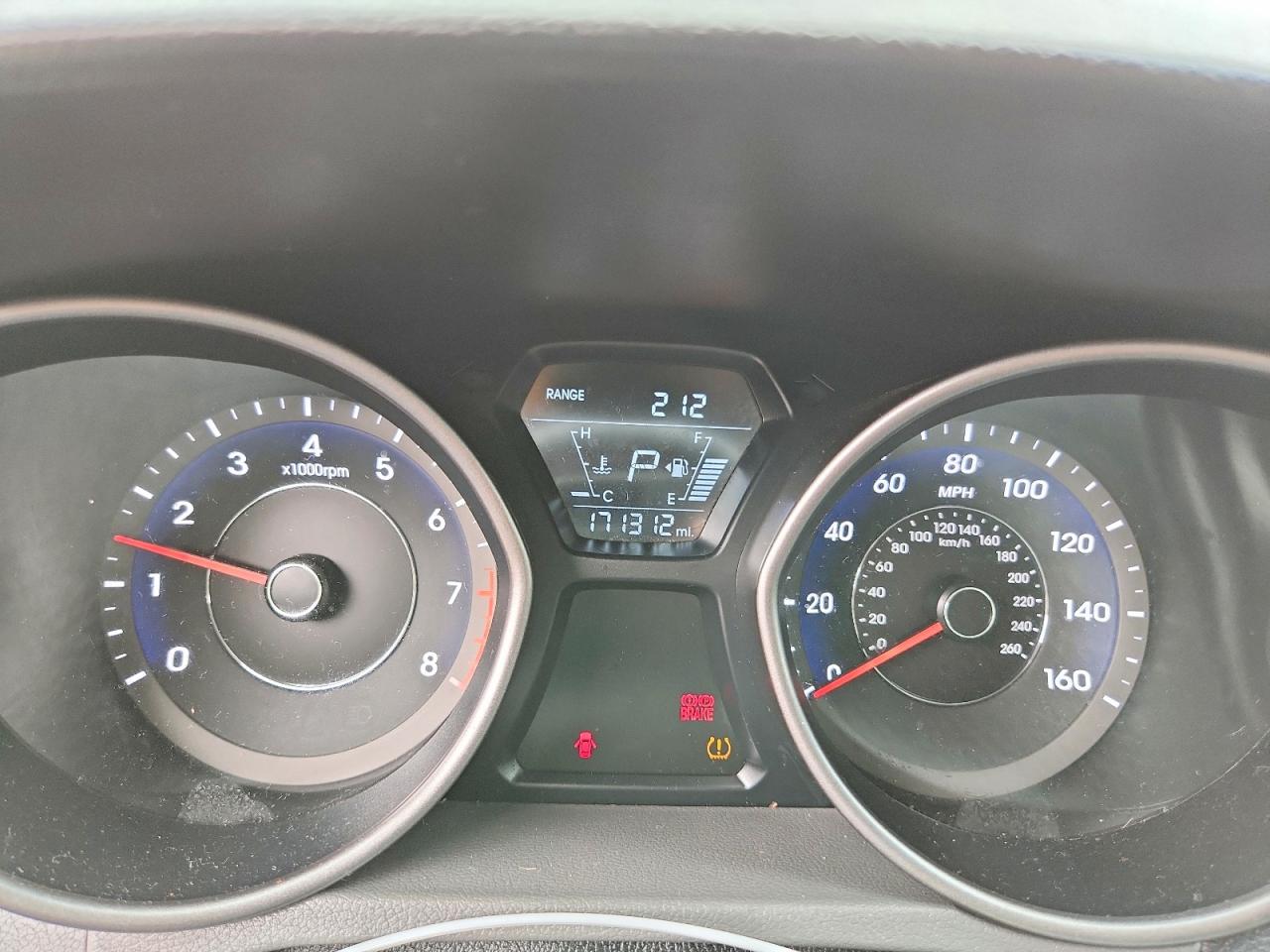 2014 Hyundai Elantra Se Blue vin: 5NPDH4AE2EH488695