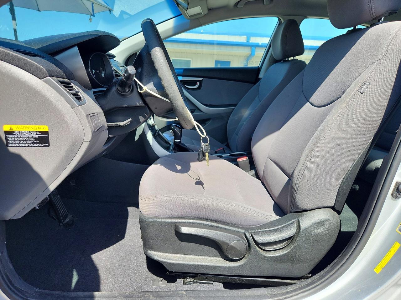 2014 Hyundai Elantra Se Silver vin: 5NPDH4AE2EH490558