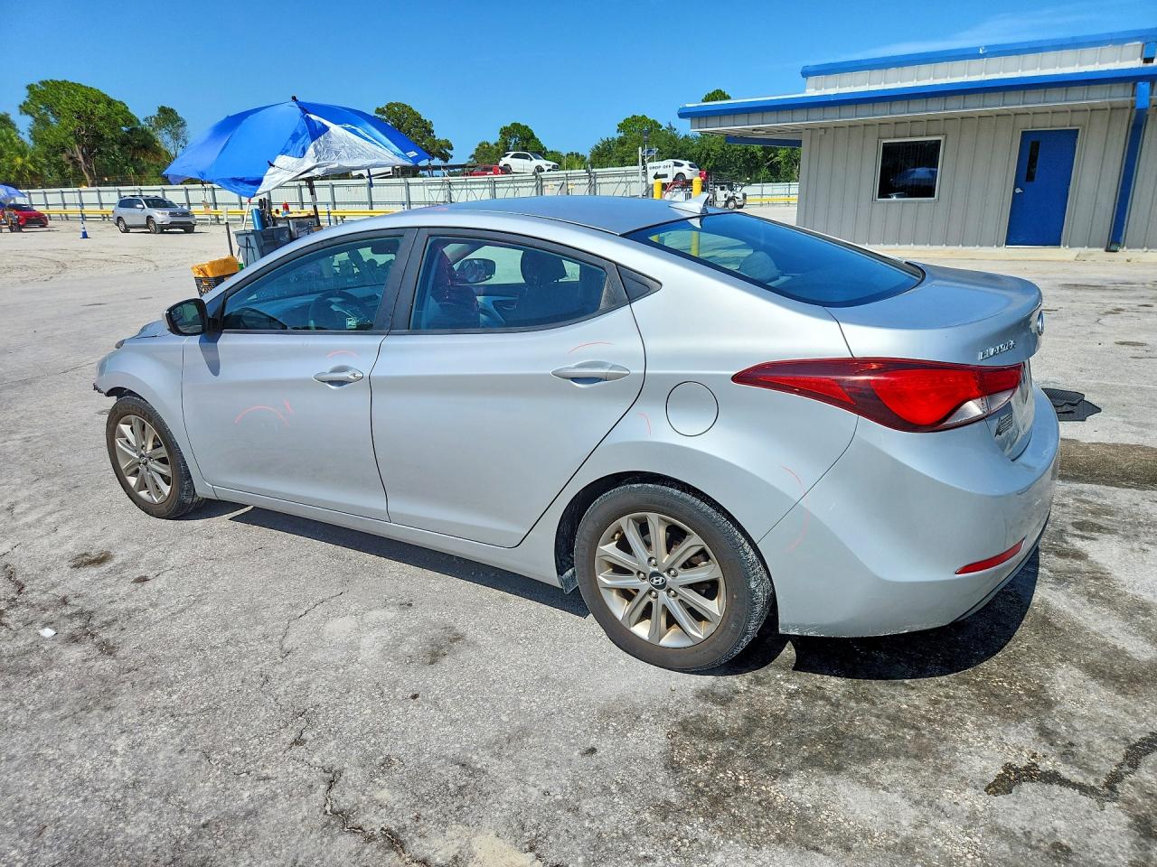 2014 Hyundai Elantra Se Silver vin: 5NPDH4AE2EH490558