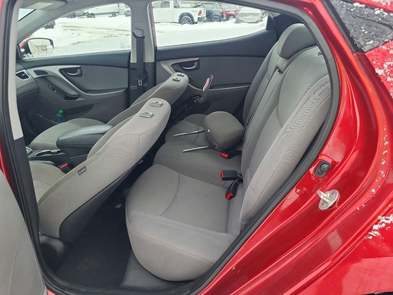 2014 Hyundai Elantra Gls 4dr Red vin: 5NPDH4AE2EH498210