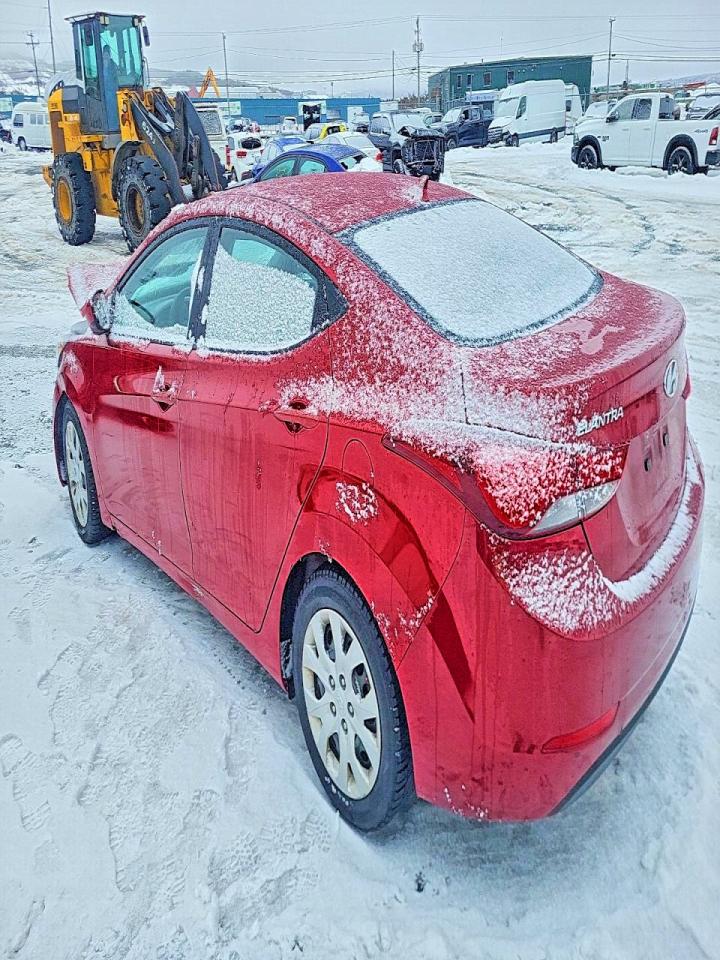 2014 Hyundai Elantra Gls 4dr Red vin: 5NPDH4AE2EH498210