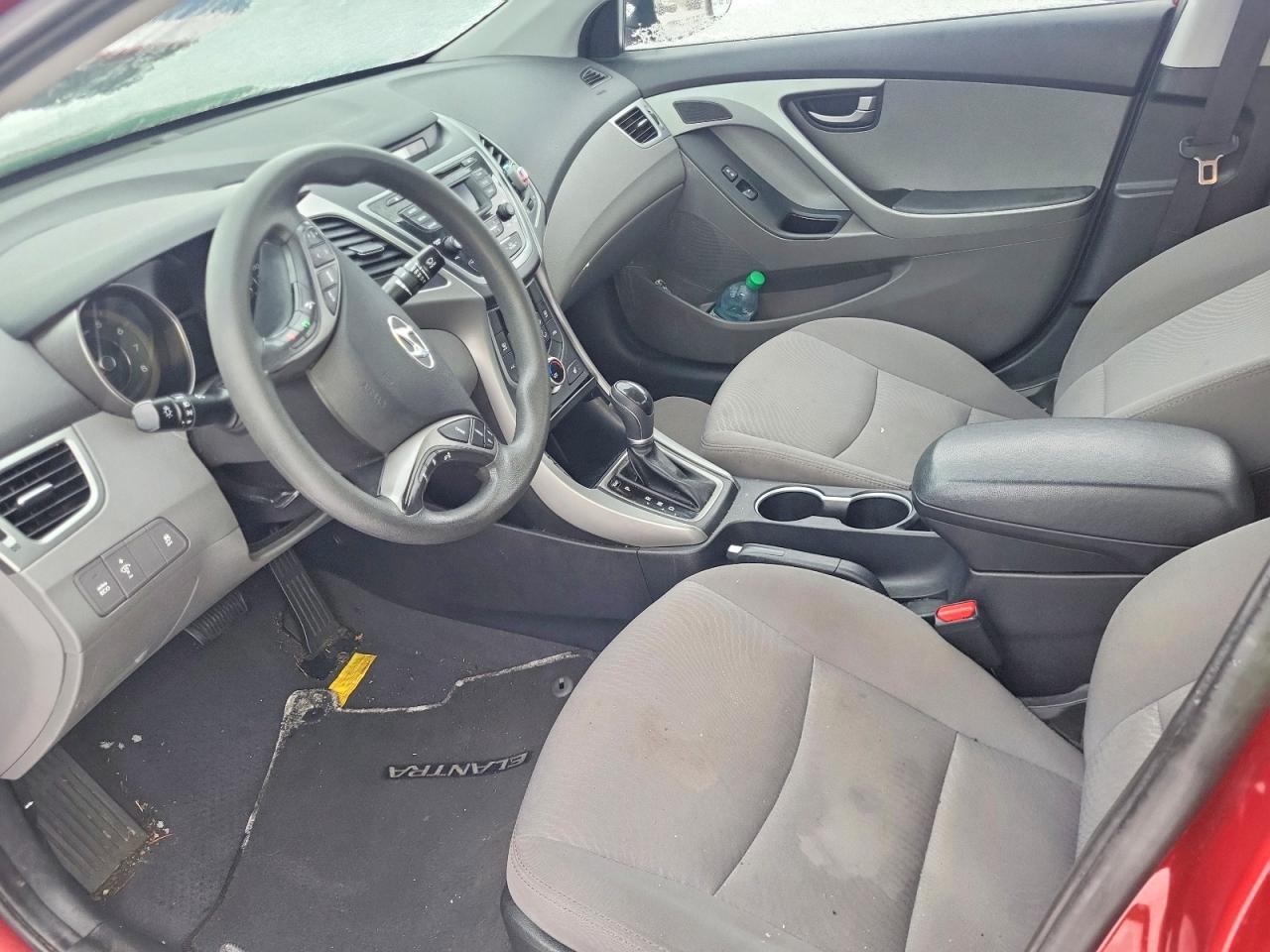 2014 Hyundai Elantra Gls 4dr Red vin: 5NPDH4AE2EH498210
